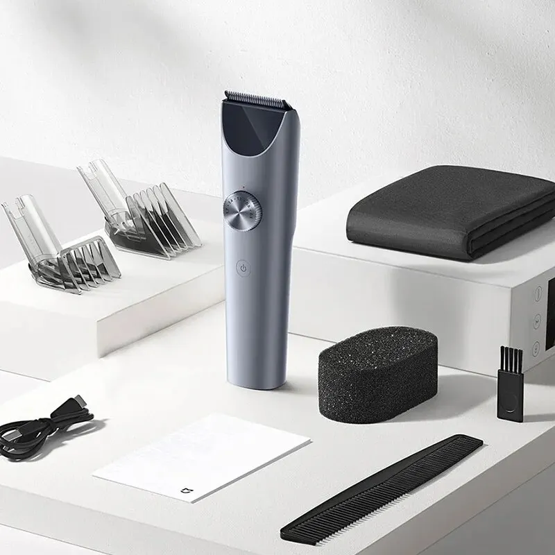 XIAOMI-Mijia Electric Hair Clipper 2 para Homens, Barbeador De Costeletas, Aparador De Corte De Cabelo Sem Fio, Cortador De Barbeiro, Original