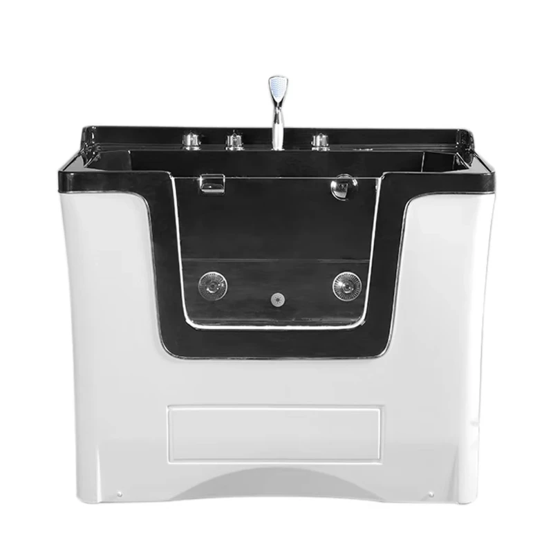 Veterinary Shop Grooming Salon Animal Cleaning Equipment Acrylic Dog Cat SPA Bath Tub With Ozone Therapy