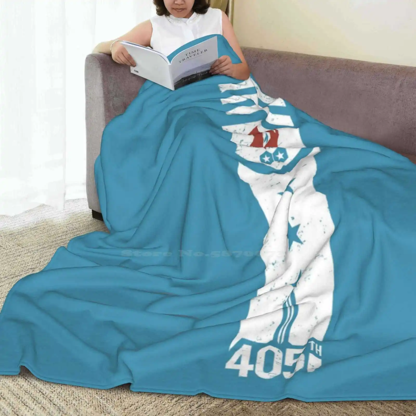 405Th فوج جنوب غرب رائجة البيع الطباعة عالية الجودة الدافئة الفانيلا بطانية 405Th جنوب غرب ماستر رئيس درع فوج