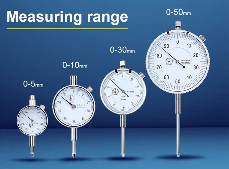 

"Прецизионный противоударный индикатор циферблата-разрешение 0,01 мм, измерительный инструмент, диапазон 0-5-10-30-50 мм, аналоговый микрометр"