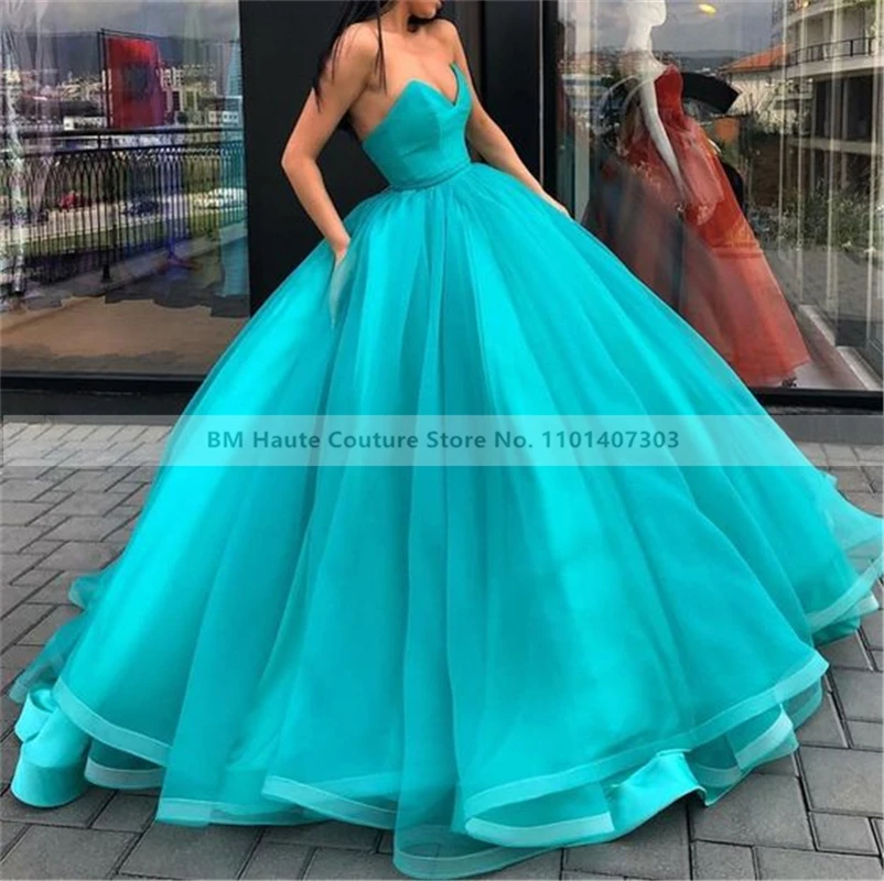 Fuchsia Roze Quinceanera Jurken Baljurken Organza Kralen Verjaardag Applicaties Sweet 15 16 Prom Party Gown Vestido De 15 Anos