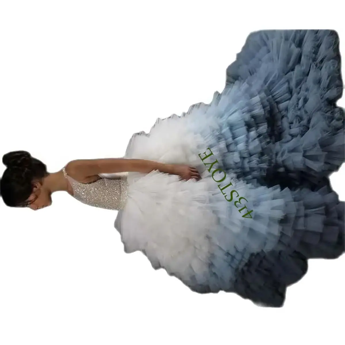 

Tulle Tiered Flower Girl Dresses for Wedding Toddlers 2024 Open Back Princess Pageant Dress Kids Sequins Birthday Party Gown