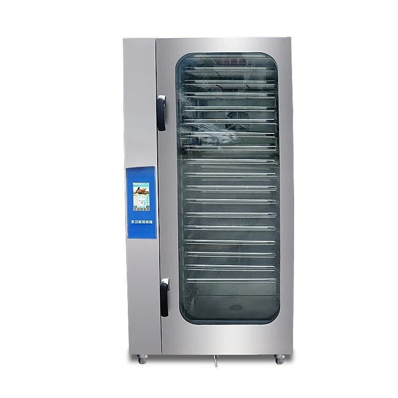 Universal steam oven 27KW Chinese version intelligent all-in-one machine 20-layer hot air circulation LCD