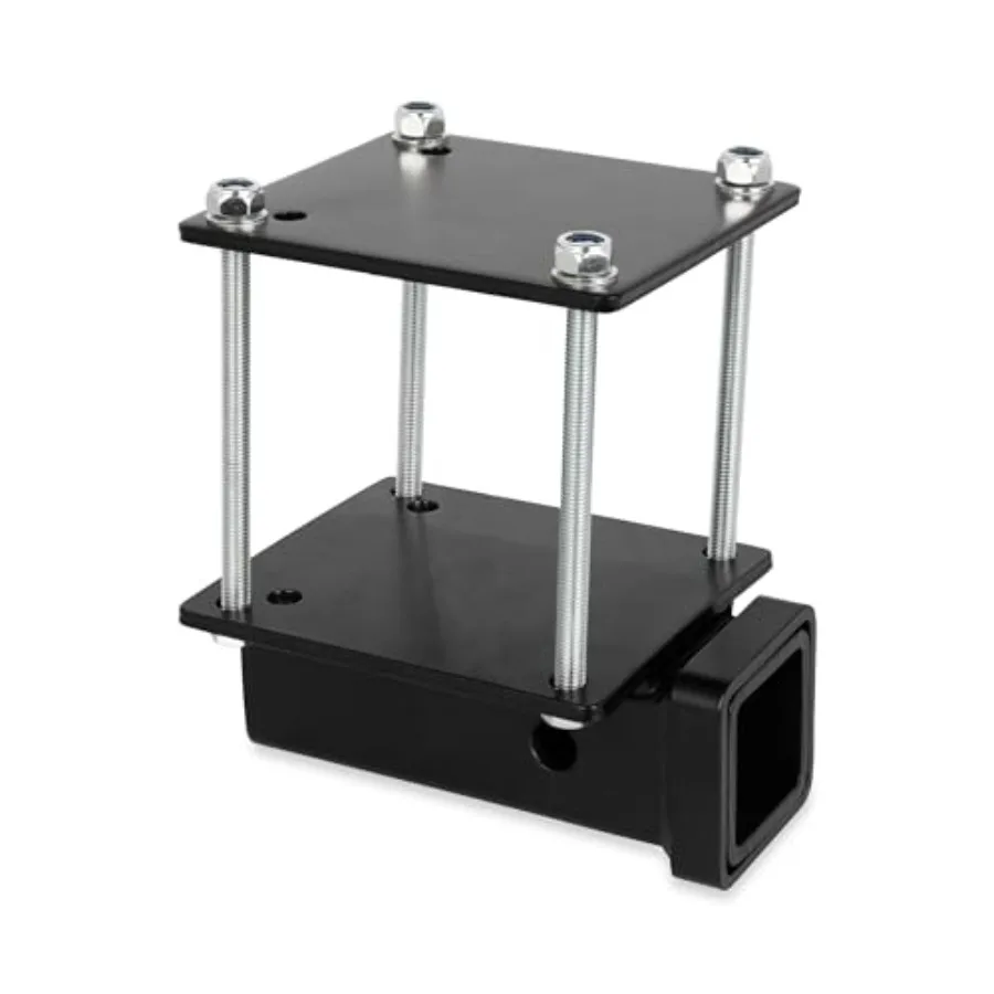 Eaz-Lift Camper/RV Bumper Hitch - Ideal for Bikes Cargo Racks and More - Clamps onto 4" Square RV Bumpers - No Drilling Require