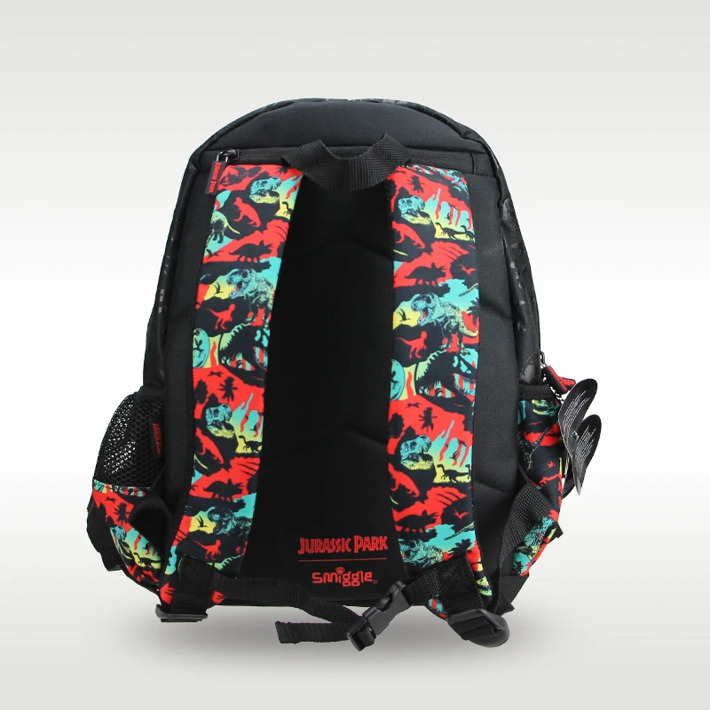 Smiggle-mochila escolar para niños, mochila escolar versátil, dinosaurio, parque de moda, original, superventas