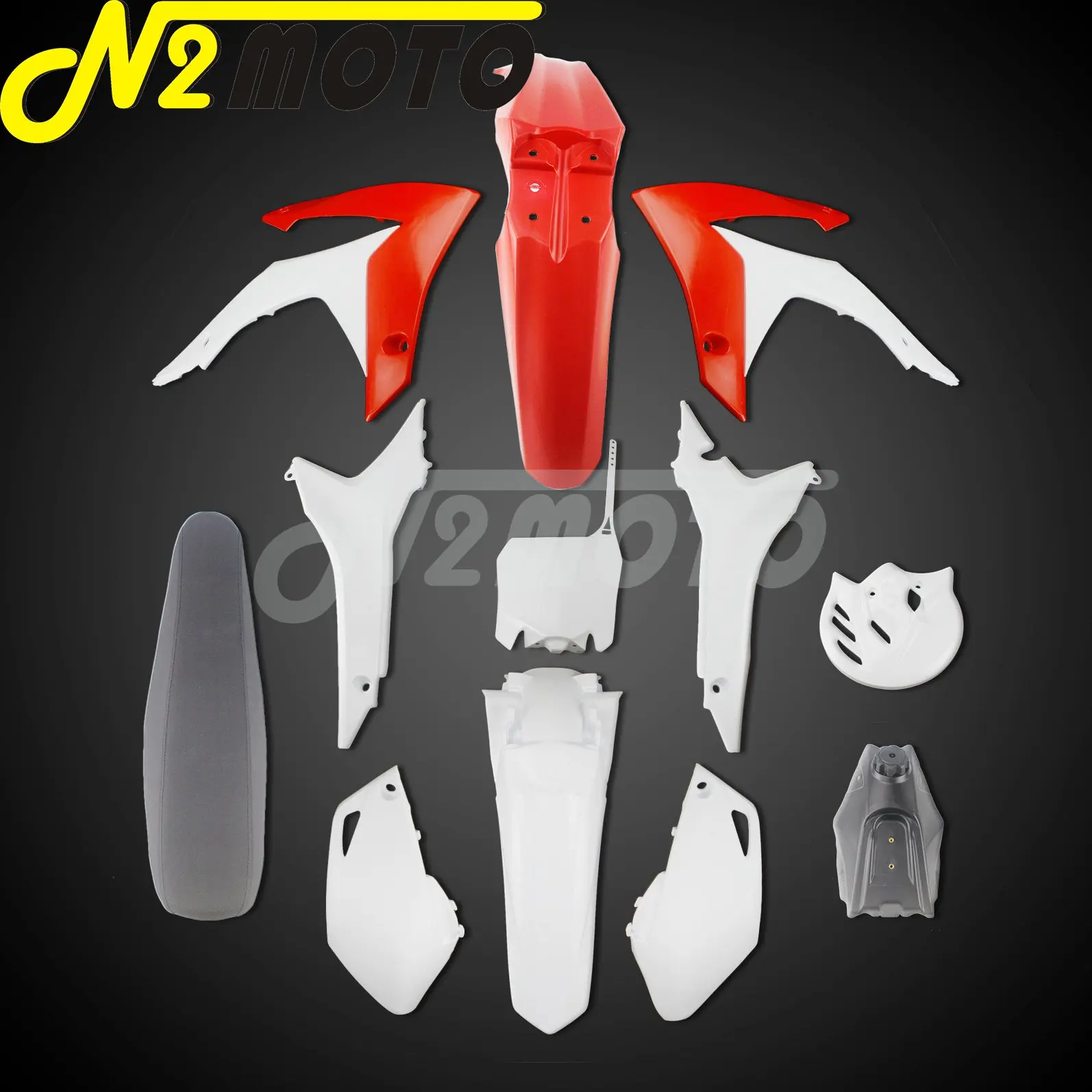 Motorcycle Dirt Bike Plastics Full Fairing Kit For Honda CRF250R CRF 250F 2014-17 CRF450R CRF 450R 2013-16 Enduro Bodywork Frame