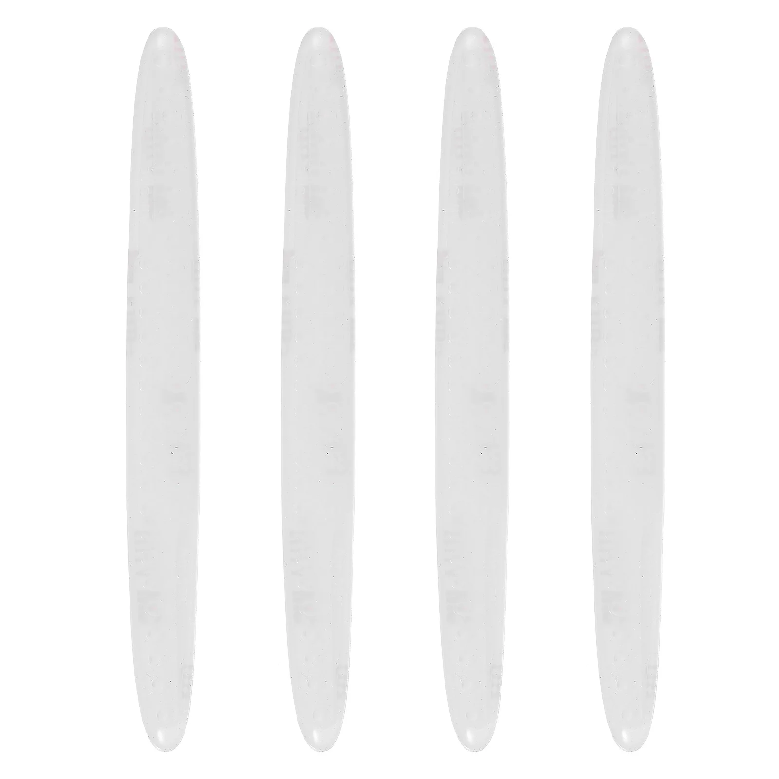 4Pcs Car Door Anti-Collision Strips Transparent Silicone Stickers Auto Protector Anti-Scratch Buffer Guard Safety Trim