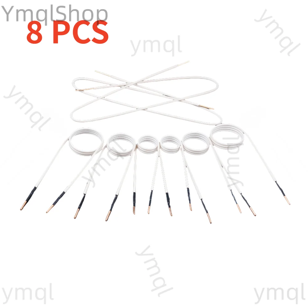 Mini Magnetic Heater DIY Induction Coils Induction Coil Ductor Magnetic Induction Heater Kit Flameless Heat Accessories 8/10Pcs