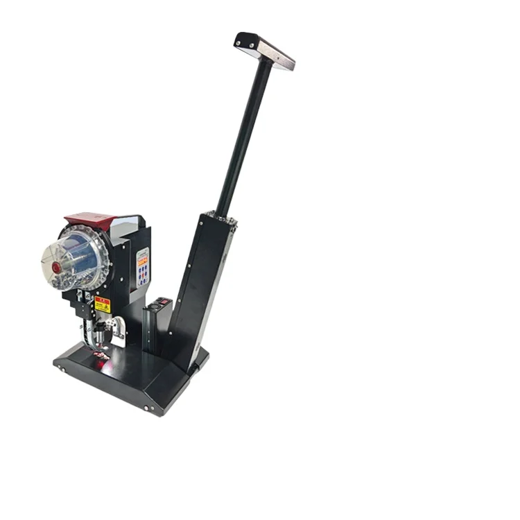 Advertising spray painting photo cloth automatic buckle machine automatic buckle light box scraping paper bag buttonhole machine