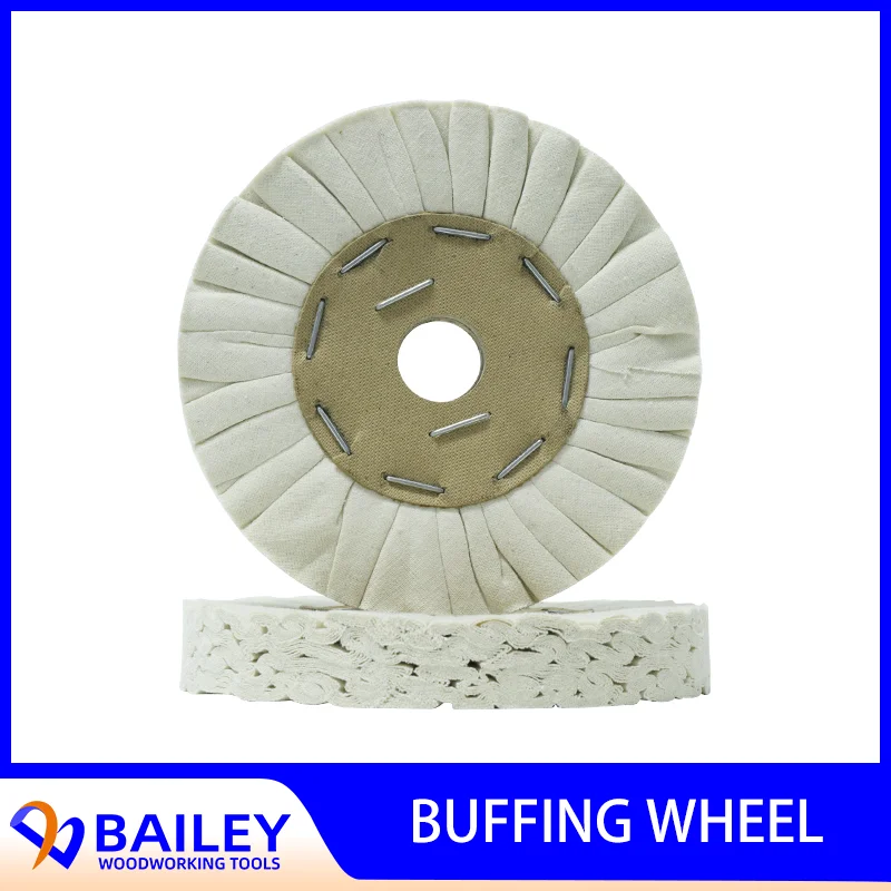 BAILEY 5PCS 150x25x20mm High Quality Buffing Wheel Polishing Wheel for Edge Banding Machine Woodworking Tool Accessories