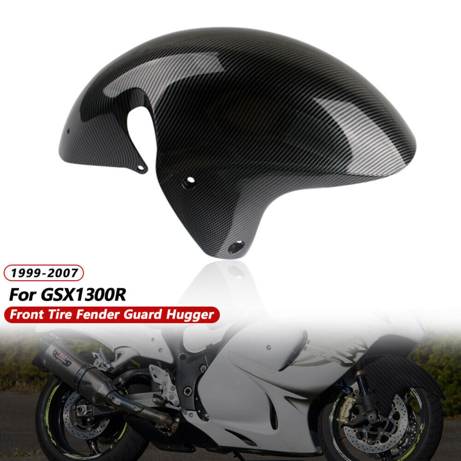 

For Suzuki Hayabusa GSX1300R 99-2007 Motorcycle Splash Guard Front Wheel Hugger Fender Mudguard Mud Splash Mud Guard Cover