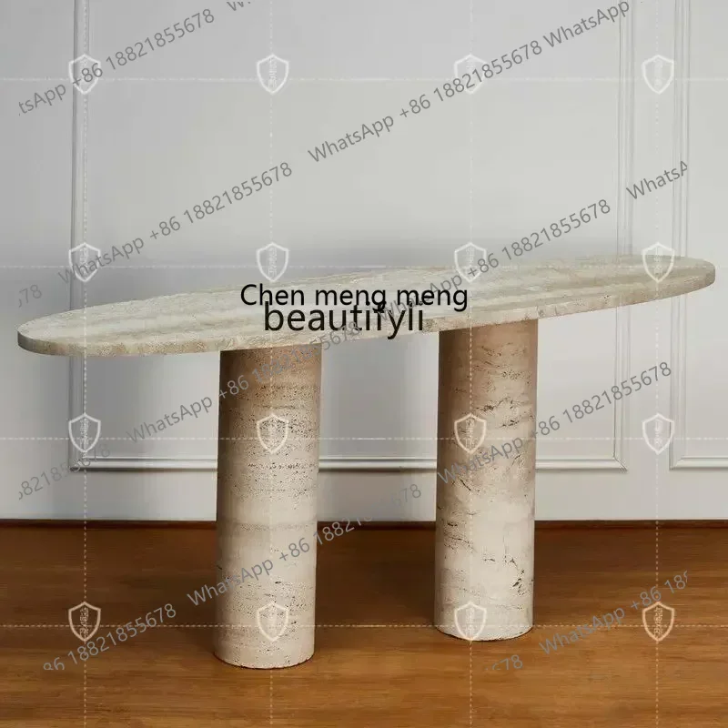 

32Natural marble entrance platform, medieval retro style entrance table, cave stone entrance table, aisle, case4567