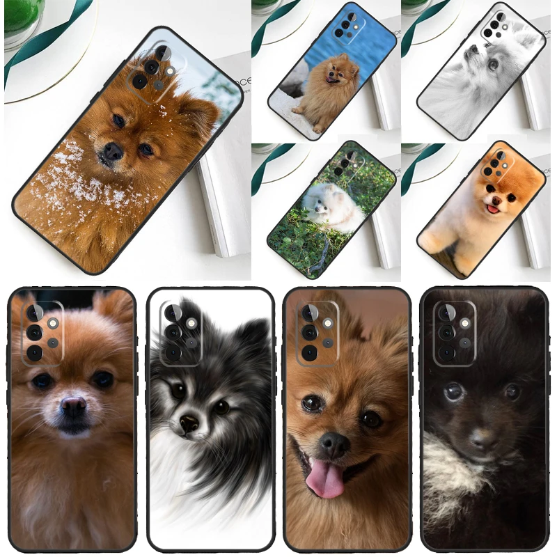 Pomeranian Dog Case For Samsung Galaxy A54 A34 A24 A14 A12 A22 A32 A42 A52 A72 A52S A51 A71 A13 A53 Cover