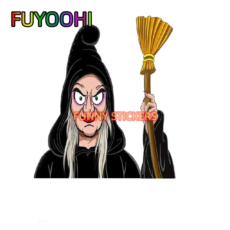 FUYOOHI Halloween Decoration Horror Witch Decal Waterproof Car Window Decal Vinyl Sticker For Car Styling Auto Accessories