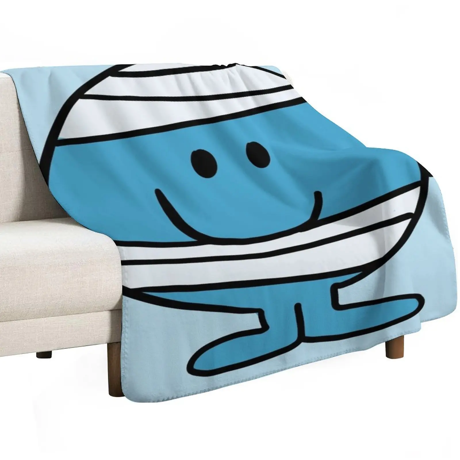 Little Mr Bumps Throw Blanket Sofa Throw Personalized Gift Luxury Cute Plaid Sofa For Baby Blankets