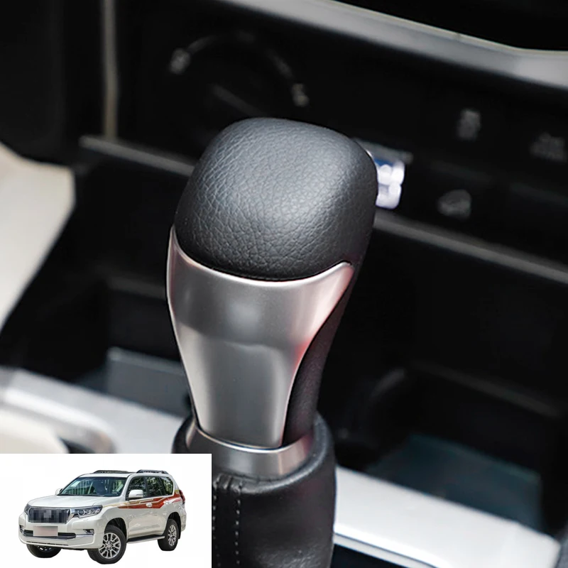 Gearbox Handle For Toyota Land Cruiser Prado 150 Lc150 Fj150 2010-2023 Accessories Interior Upgrade Wood Texture Shift Lever