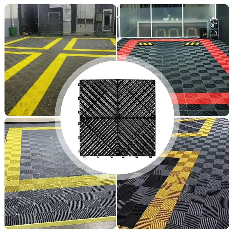 Car Wash Grill Floor Mat Outdoor Drain Cover Floor Grid Plate Car Washing Supplies For Floors Municipal Engineering 15.75X15.75X