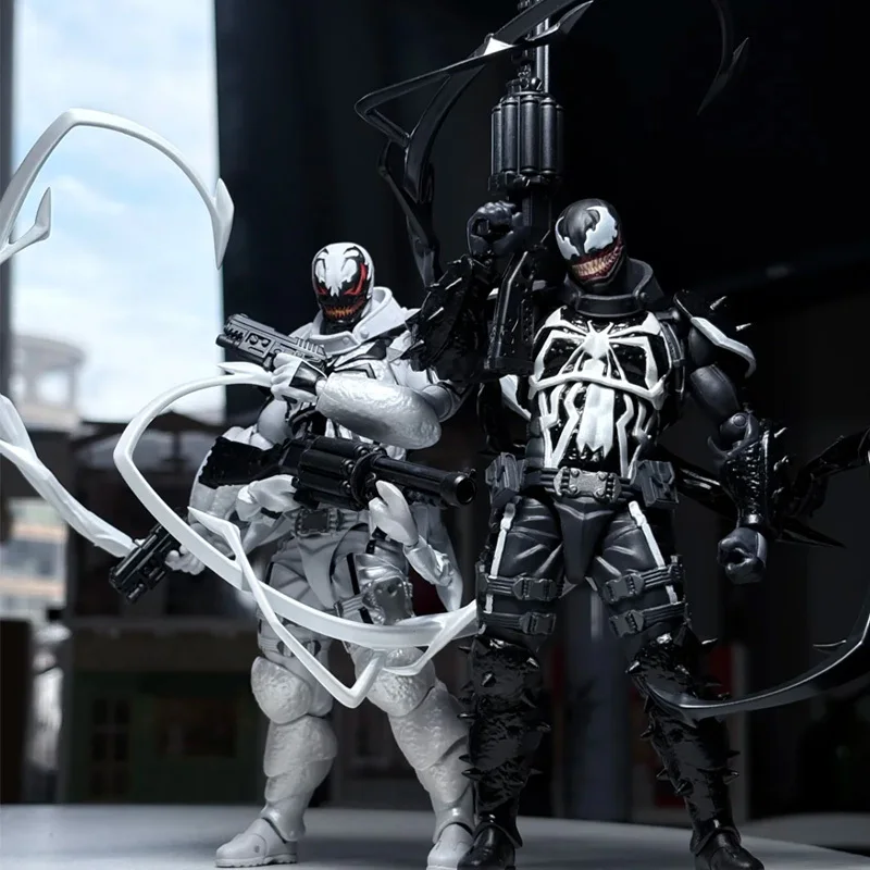 متوفر في المخزون Ct Toys Agent Venom Amazing Yamaguchi Agent مكافحة السم الشكل سبايدرمان أنيمي عمل الشكل مخصص الهدايا اللعب #2