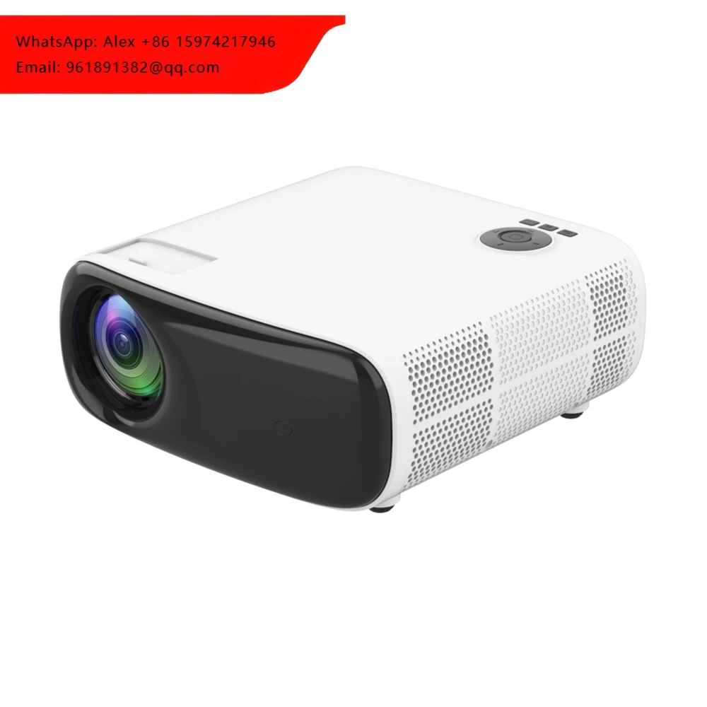 

6-дюймовый LCD-проектор 1080P, 1000 ANSI люмен, поддержка 4K, Android, сертифицирован Google, 50% зум, для домашнего кинотеатра