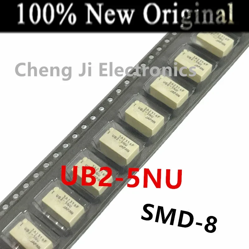 10PCS/Lot   UB2-4.5NU 、UB2-5NU 、UB2-12NU 、UB2-5NUN-L    SMD-8    New original signal relay   UB2-4.5NU-L、UB2-12NU-L