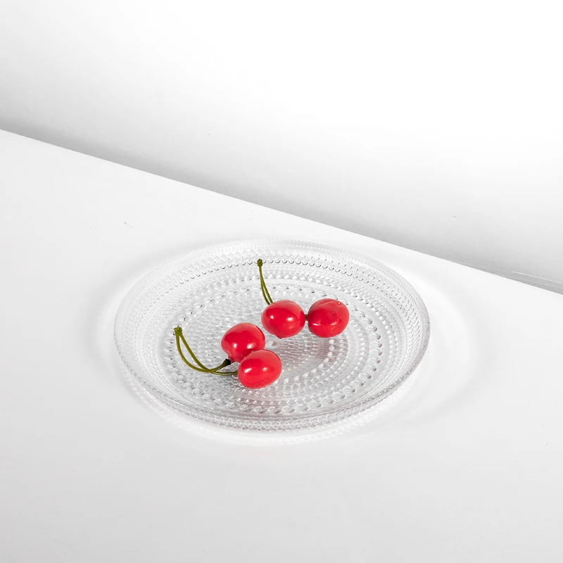 

IITTALA Handmade Transparent Droplet Bowl Cup Small Bowl for Fruit Salad Home Decoration Nordic Style Glassware