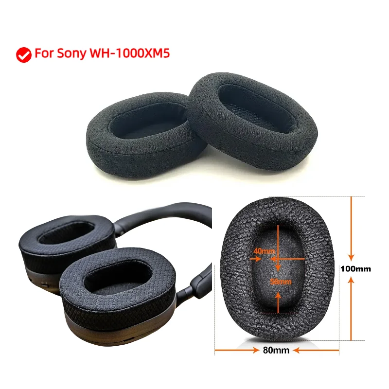 

Earphone Ear Pads For Sony WH-1000XM5 Earpads Sponge Soft Foam Cushion Replacement Headphones Accessories