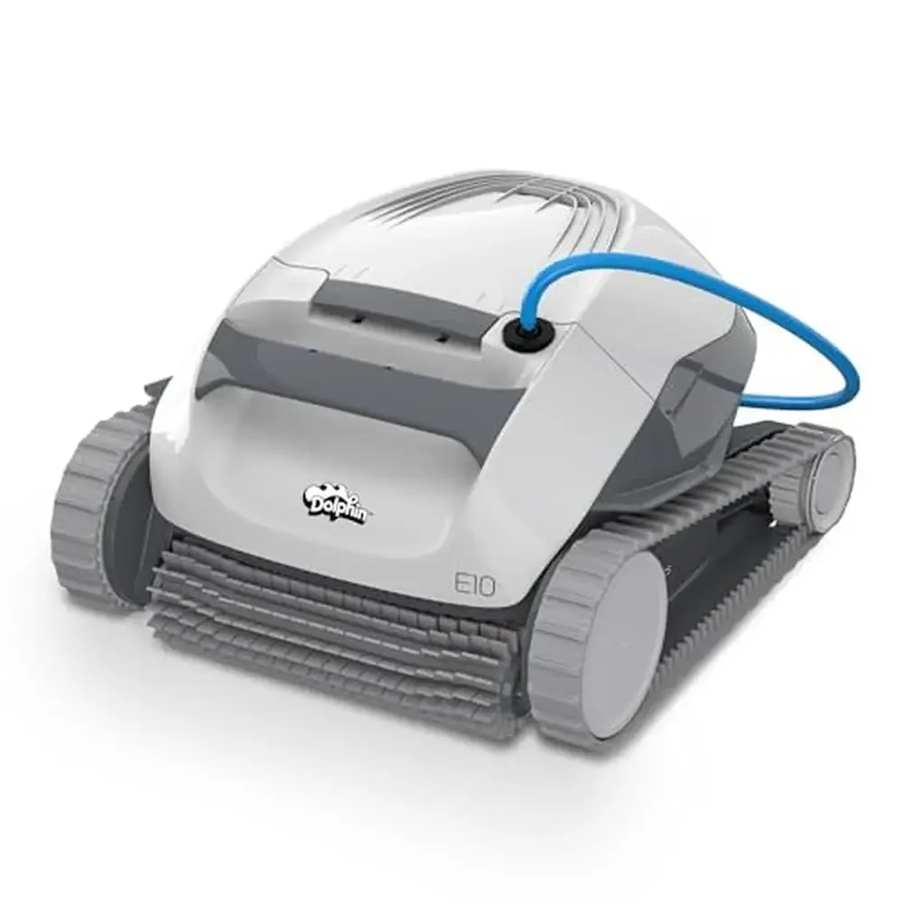 Automatic Robotic Pool Vacuum Cleaner Active Scrubber Brush Top Load Filters Above-Ground Pools Plug-and-Play Efficiency with