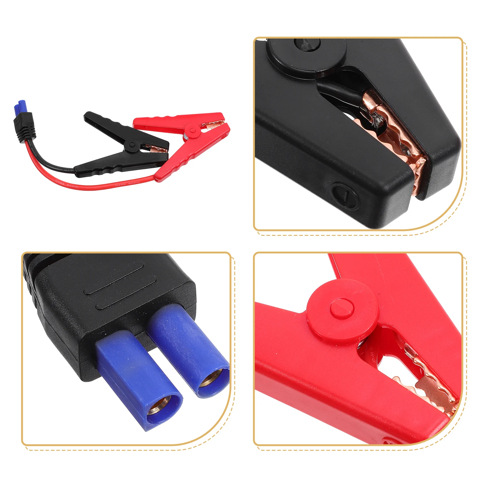 Notfall Start Netzteil Starthilfe Kabel Abs Tragbare Clip Für Auto Schnelle Motor Booster Kit Jumper Kabel Für