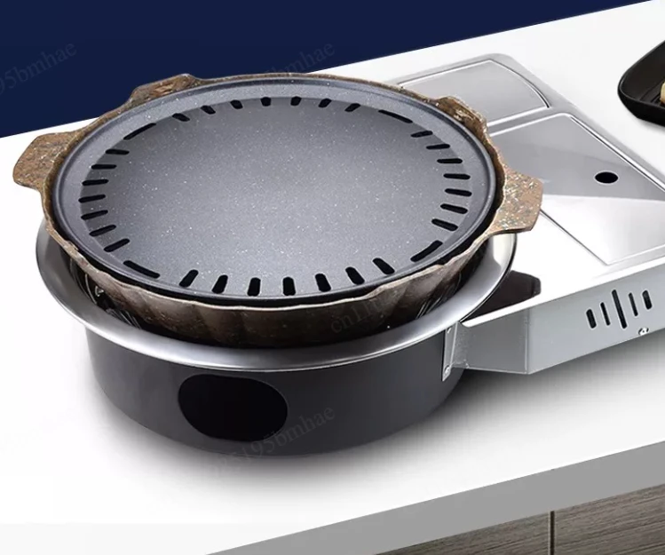 Commercial desktop embedded smokeless barbecue oven, stainless steel, indoor and outdoor use, restaurant use