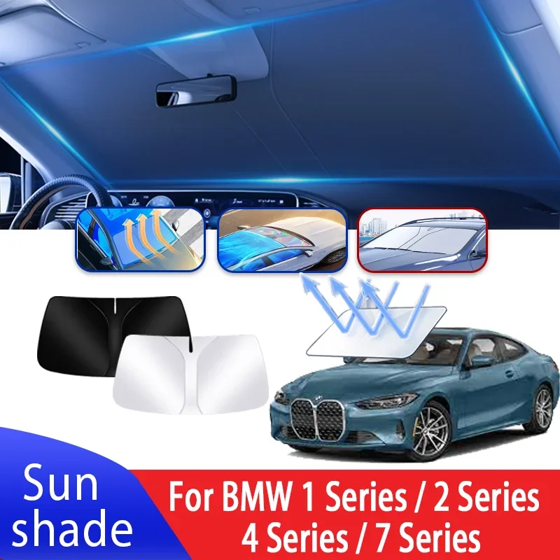 

Car Sun Visor For BMW 1 2 4 7 Series Auto windshield Sunshades Front Windshield Sunshade Heat Insulation Summer Accessories