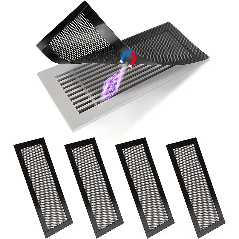 Copertura magnetica per presa d'aria Copertura in rete di PVC per presa d'aria per soffitto a parete di casa