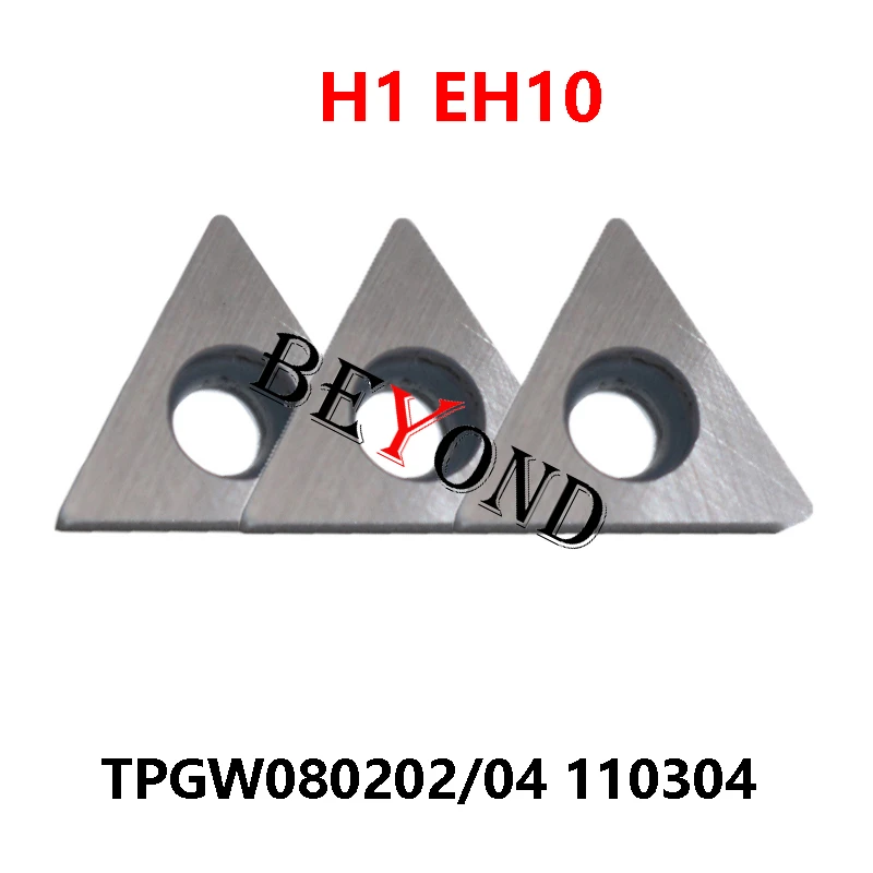 100% Original TPGW080202 H1 TPGW080204 H1 TPGW110304 EH10 TPGW 080202 080204 110304 Milling Cutter CNC Cabide Inserts 10pcs/box