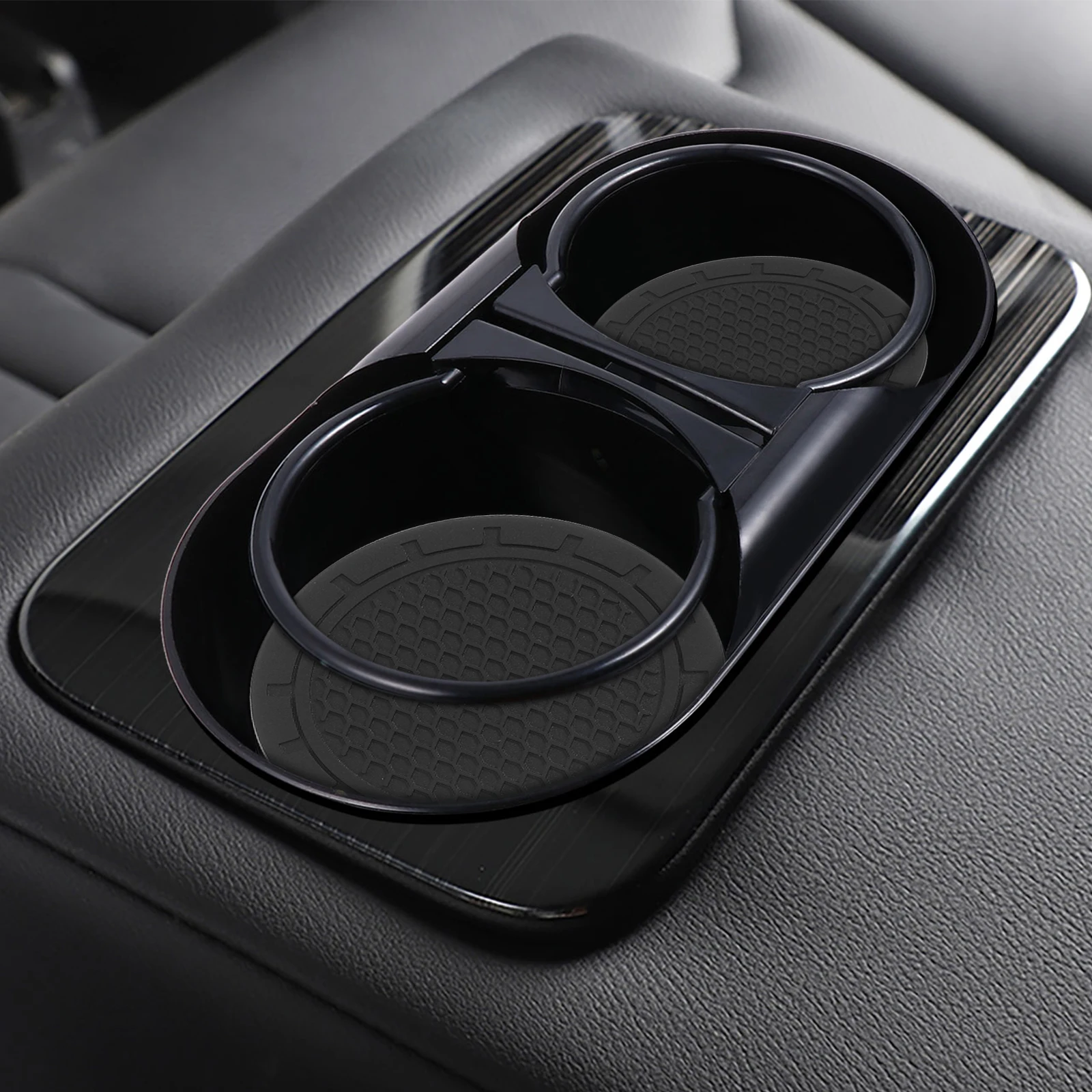 

4 Pcs Coaster Cup Cushion Placemat Teacup Pad Car Interior Accessories Non-slip Automobile Pvc Non-slips Coasters Office