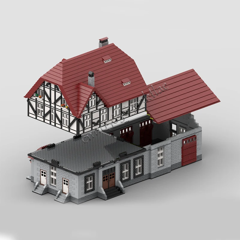 3049 PCS City Hall And Fire Department  Christmas Series Model Building Block Bricks DIY Creative Assembly Toys Birthday Gifts