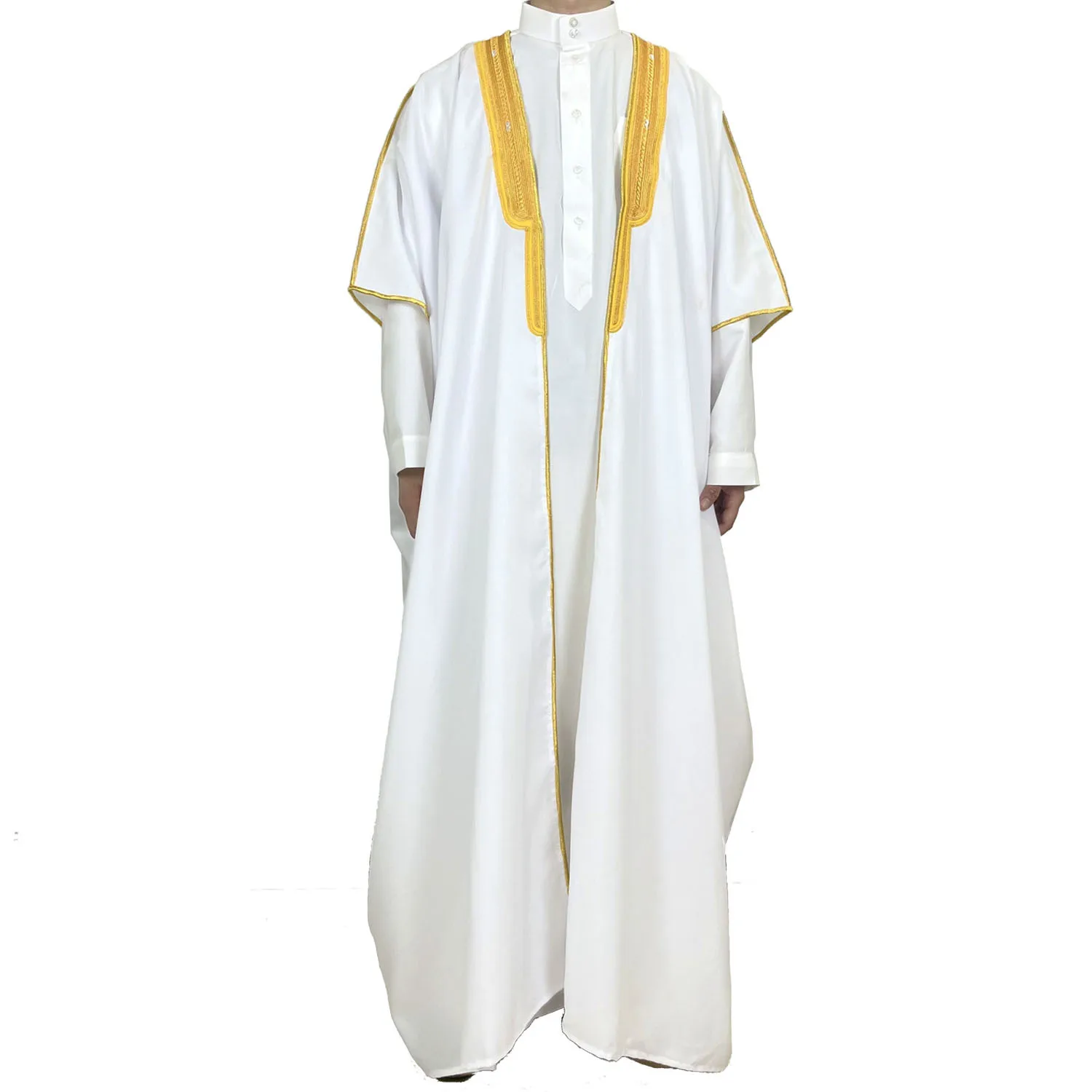 Islamic Dubai Saudi Abayas Prayer Abaya Middle East Mens Robe Muslim Dress Kimono Dishdasha Clothing Kaftan Ramadan Jubba Thobe