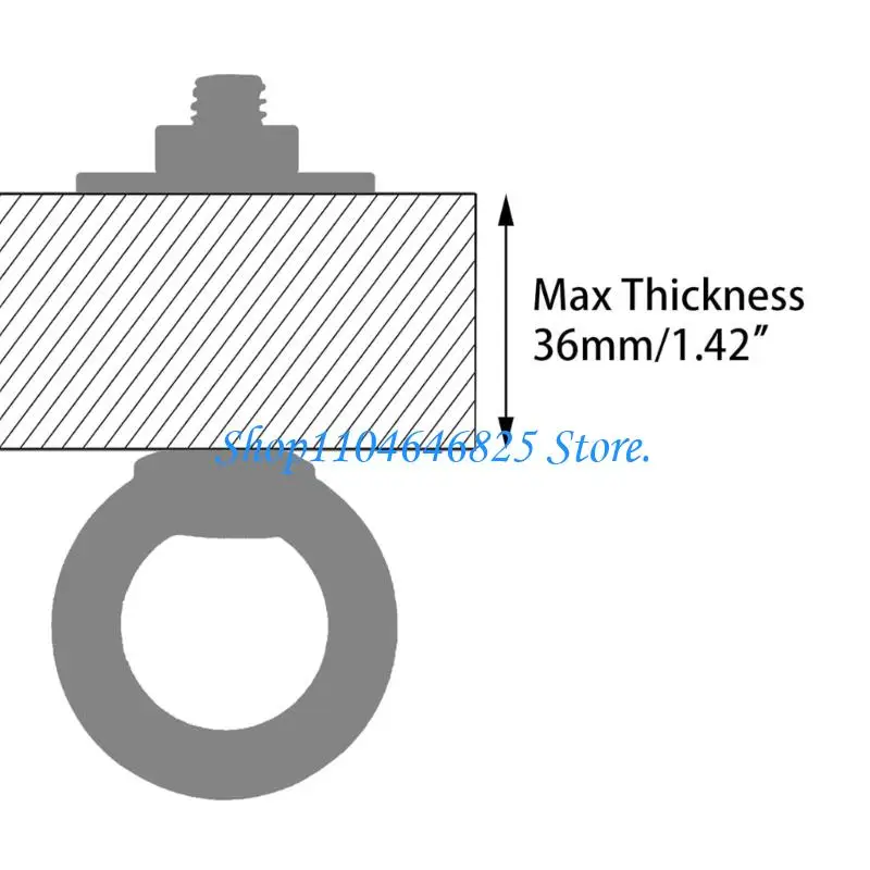 Strong Metal eye Bolt M10X50mm Heavy Duty Screw 440Lbs Capacity Eye Screw Industrial Hanging Bolt for Rigging Lifting