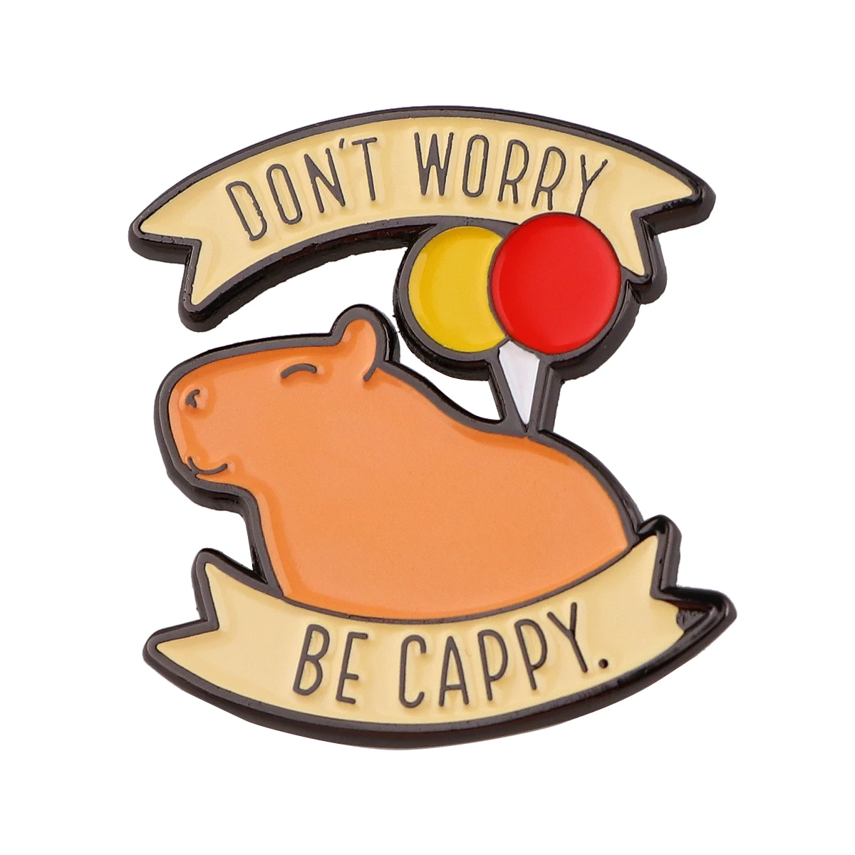 Cute Capybara Lapel Pins for Backpacks Metal Enamel Pin Pines Brooches for Women Badges Fashion Jewelry Accessories Gifts