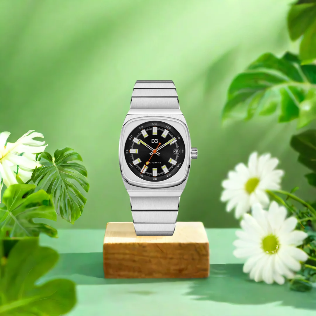 

DANIEL GORMAN Skeleton Dial Men Stainless Steel Case Waterproof Luminous Sport Wristwatch Automatic Mechanical Watch