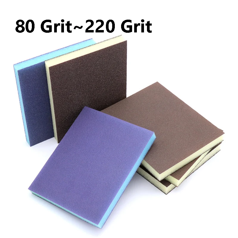 

96x120x11 мм полировальная шлифовальная губка, блок, наждачная бумага, зернистость 80 ~ 220, камень, мрамор, керамика, абразивная шлифовка
