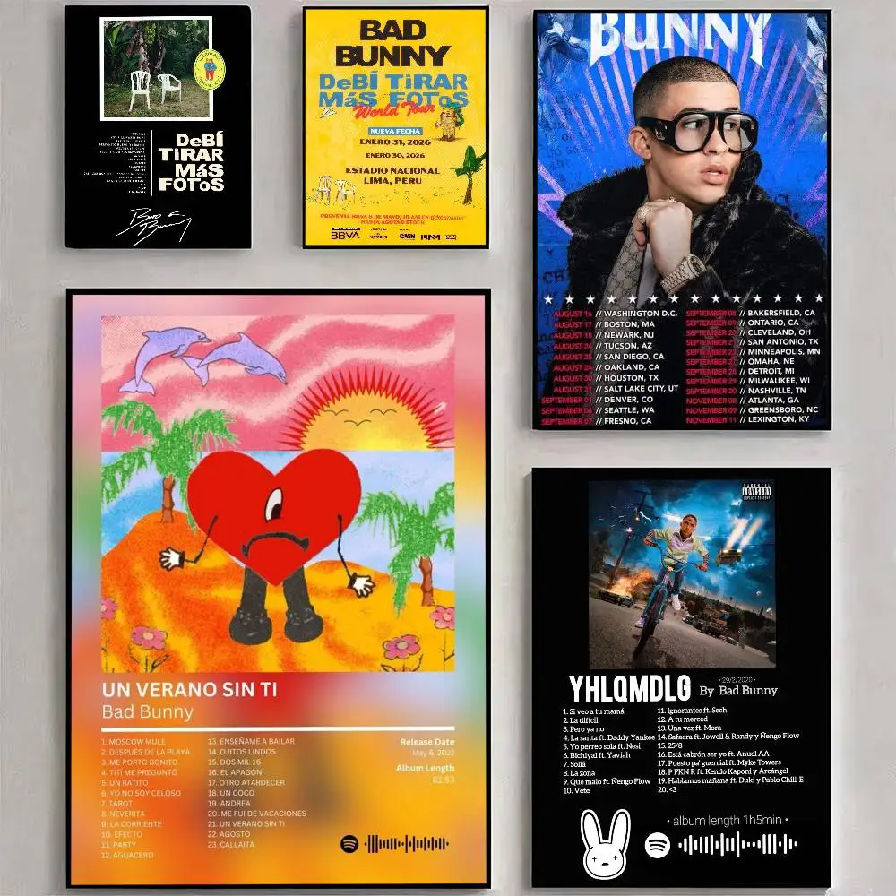 Puerto Rican rapper B-Bad Bunny album  Vintage Posters Stick