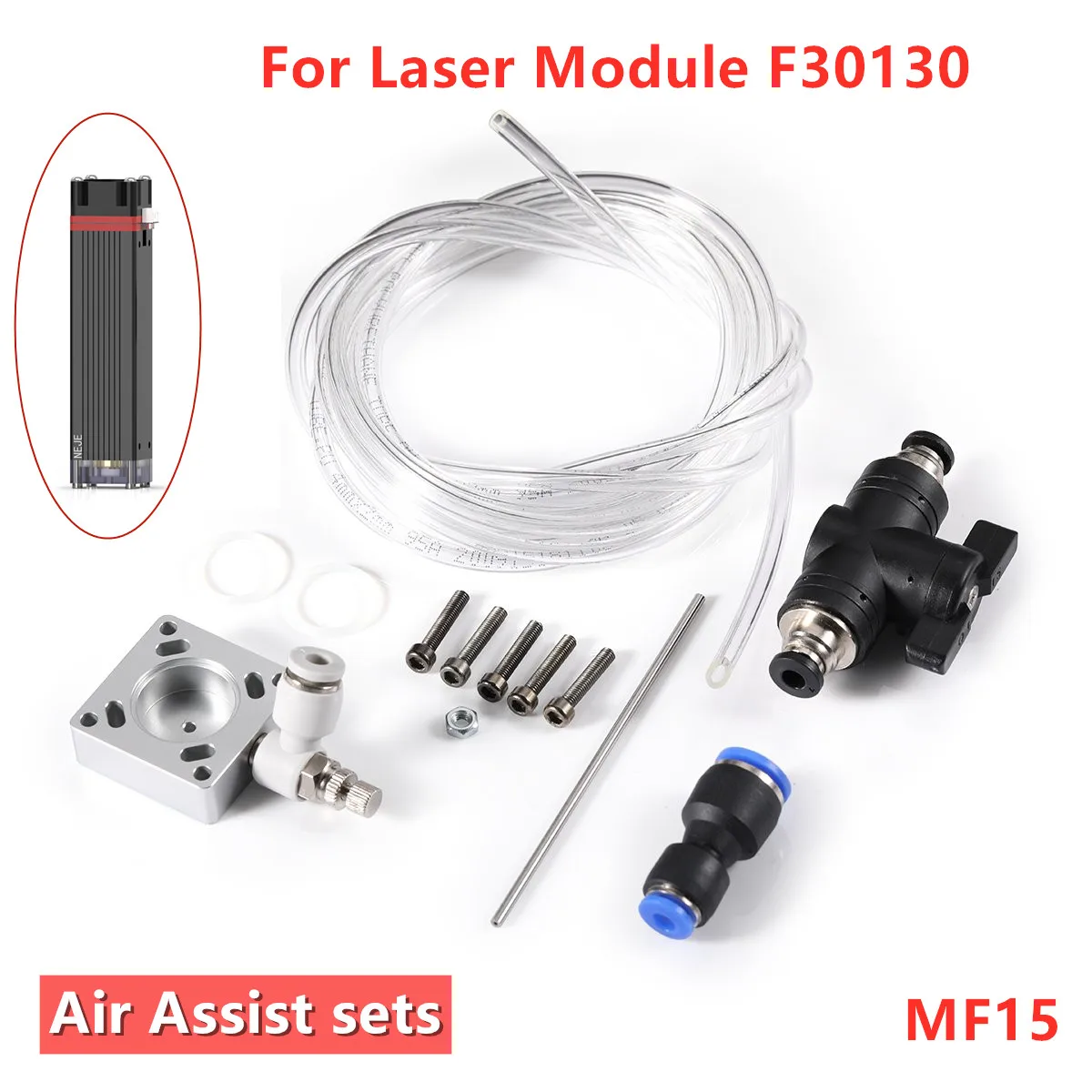 Neje mf8/mf11/mf15 controle manual kit de assistência a ar para módulos a laser neje