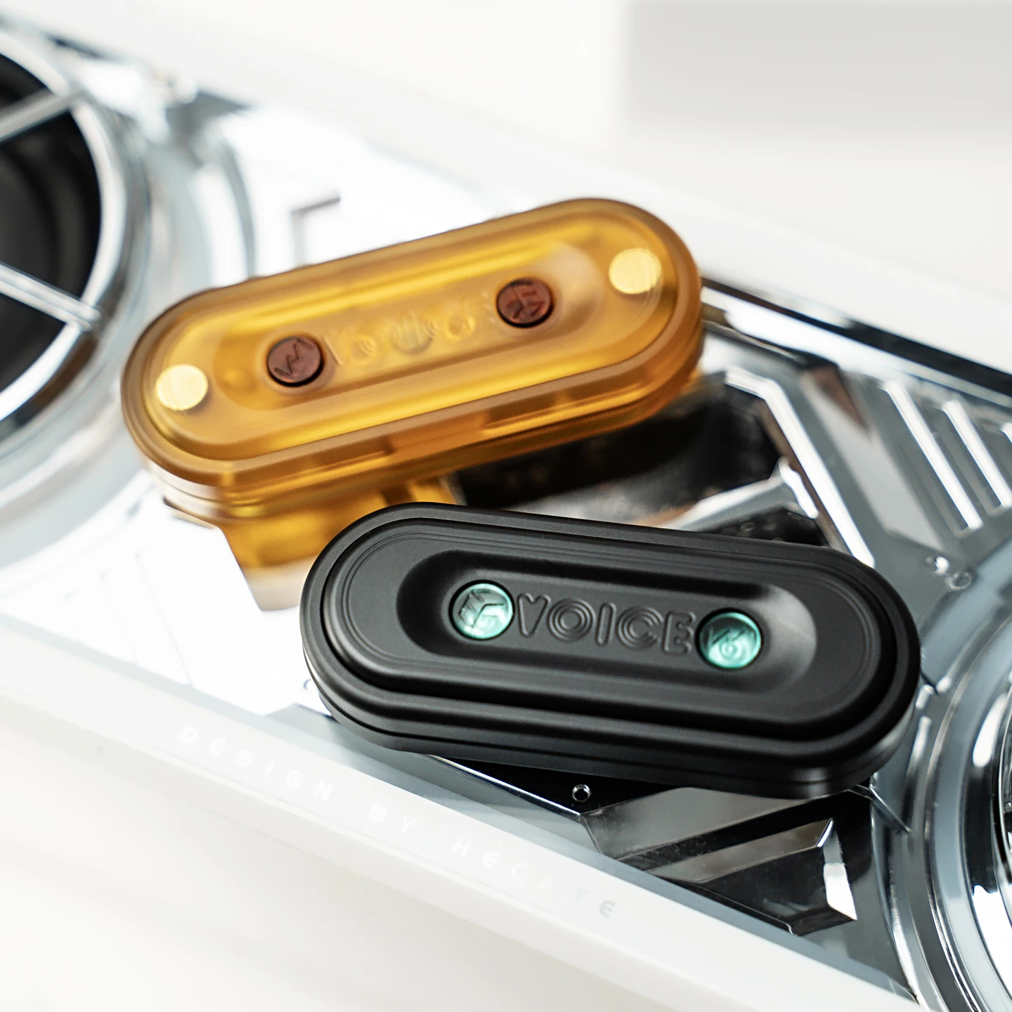 WMEDC VOICE poche mécanique métal Dense Segment pressage bout des doigts carte coulissante jouet de décompression de bureau