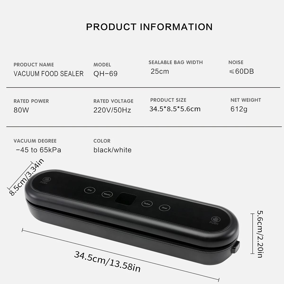 家庭用真空シール機,食品包装機,スナック保存機,1個