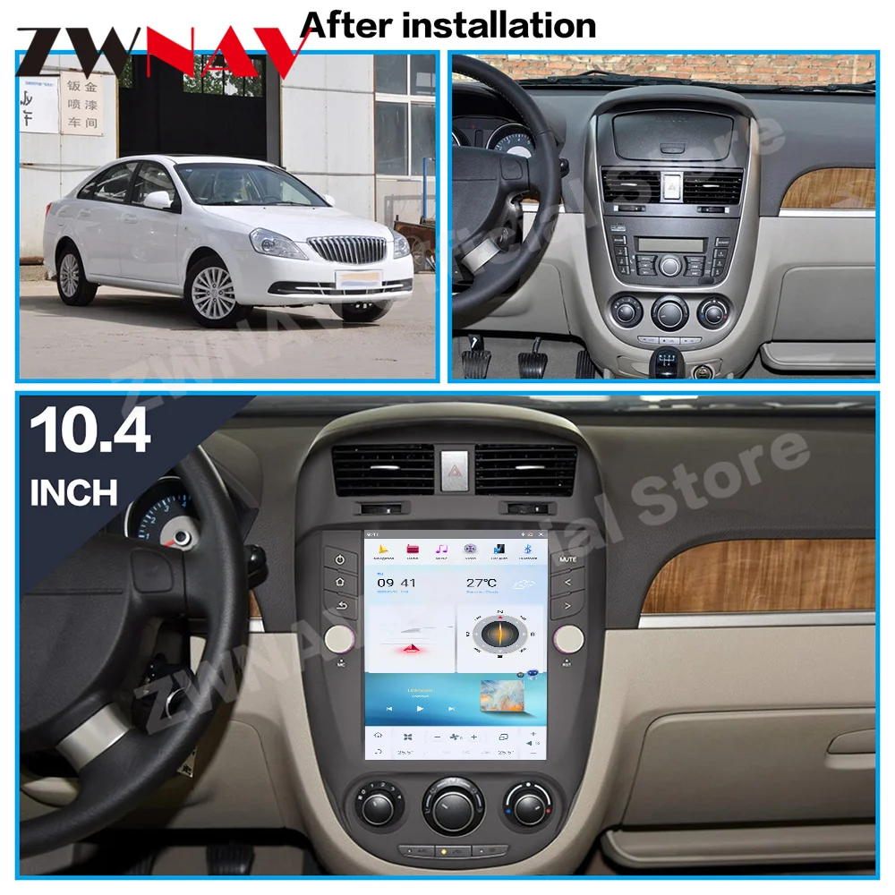 Qualcomm Vertica Android Auto Multimedia For Buick Excelle 2008 2007 2008 2009 2010 2011-2015 GPS Navi Radio Receiver Head Unit