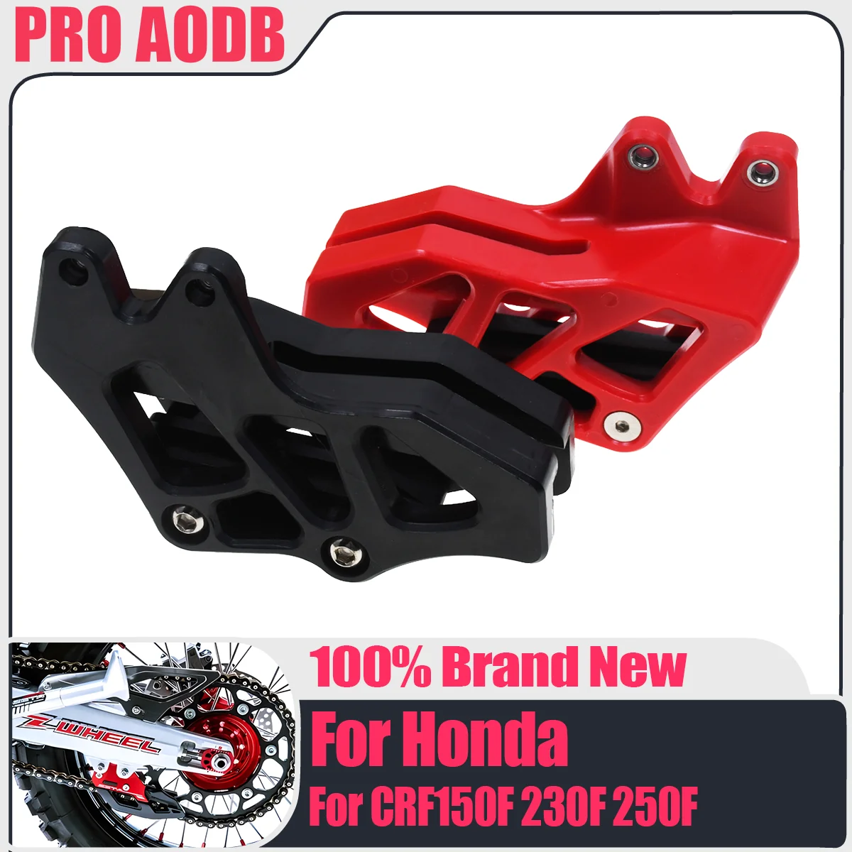 

Motorcycle Rear Chain Guard Guide Protector For Honda CRF150F CRF230F CRF250F CRF 2003-2019 2020 2021 Chain Guide Accessories