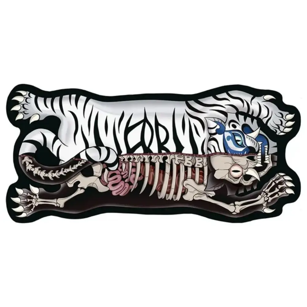 VIKAMA Creative Tiger-shaped Diatom Mud Mouse Pad, Anti-slip Oil and Water Absorbing Pad for Bathroom and Kitchen