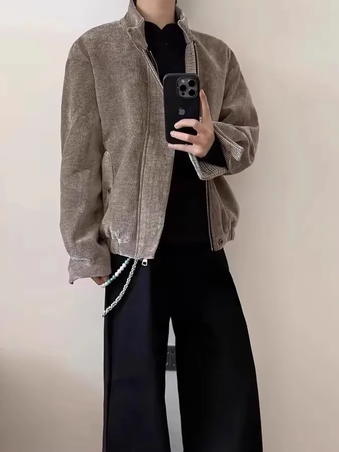 

Cleanfit Harington American Sle Jaet Медь Амиак Сенсорная текстура Узор дерева Интерьер Плед или Широкий ветрозащитный мужской ...