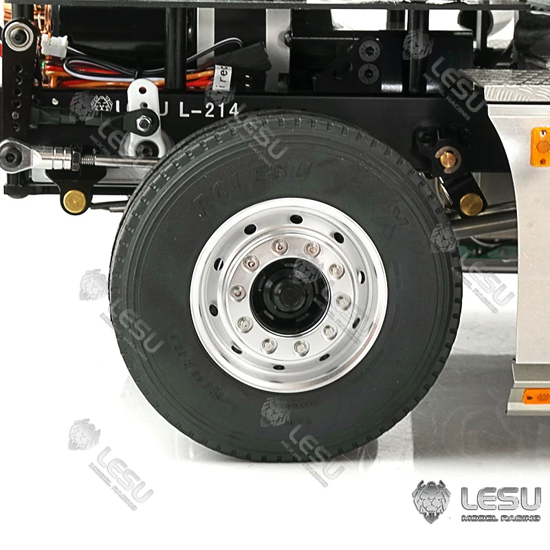 LESU 1/14 Metal 6*6 Chassis Side Light Motor Servo Tamiyay Tractor Truck Outdoor Model Upgrade Parts