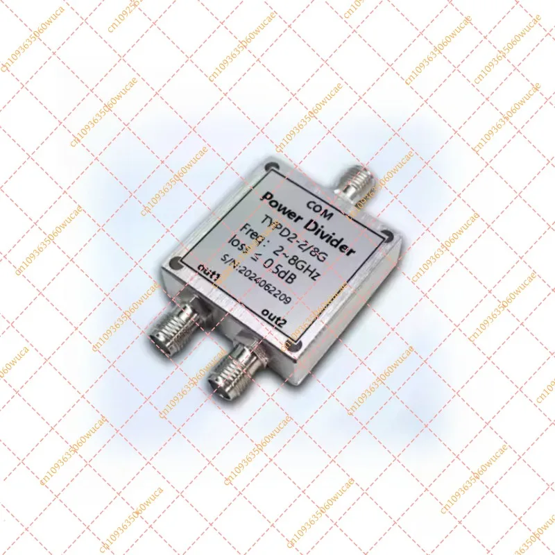 SMA RF Power Divider and Combiner, 1-to-2 Way Splitter with Custom Frequency Band Options