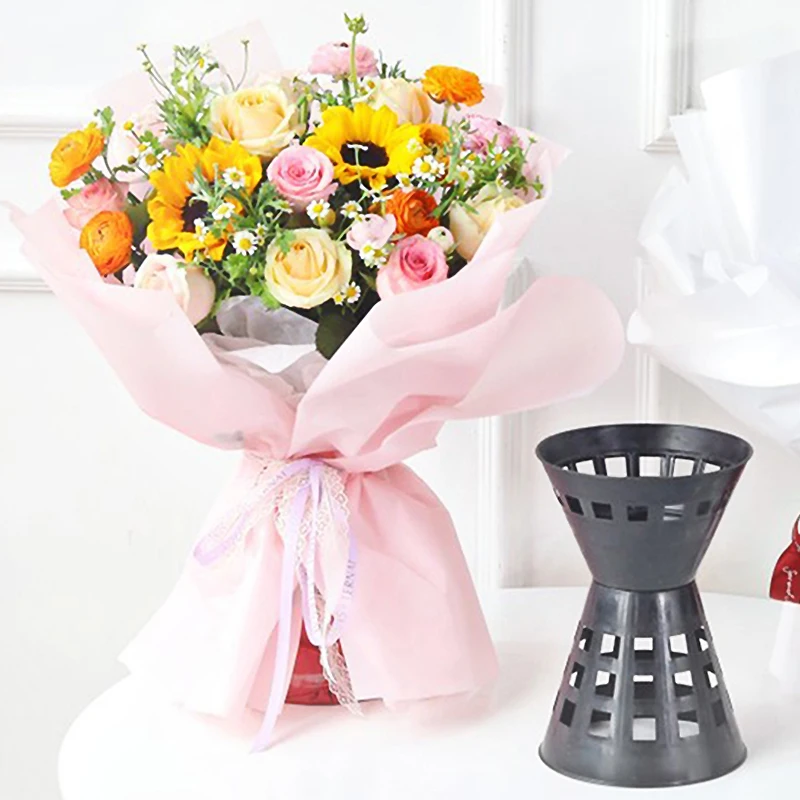 Подставка для упаковки букетов Подставка для растений Подставка для свежих цветов База для букета Фиксирующая основа для букета Композиция упаковки Цветочные материалы